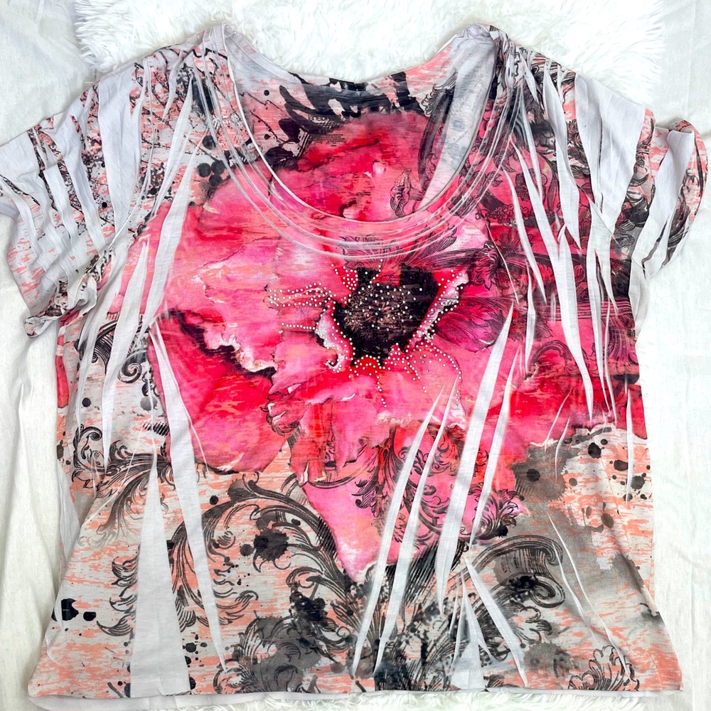 Lane Bryant Plus Size Scoop Neck Top